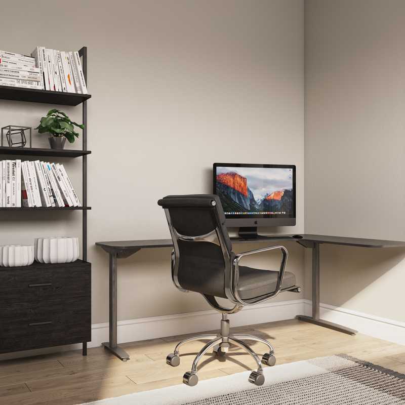 Minimal Office Design by Havenly Interior Designer Sawyer