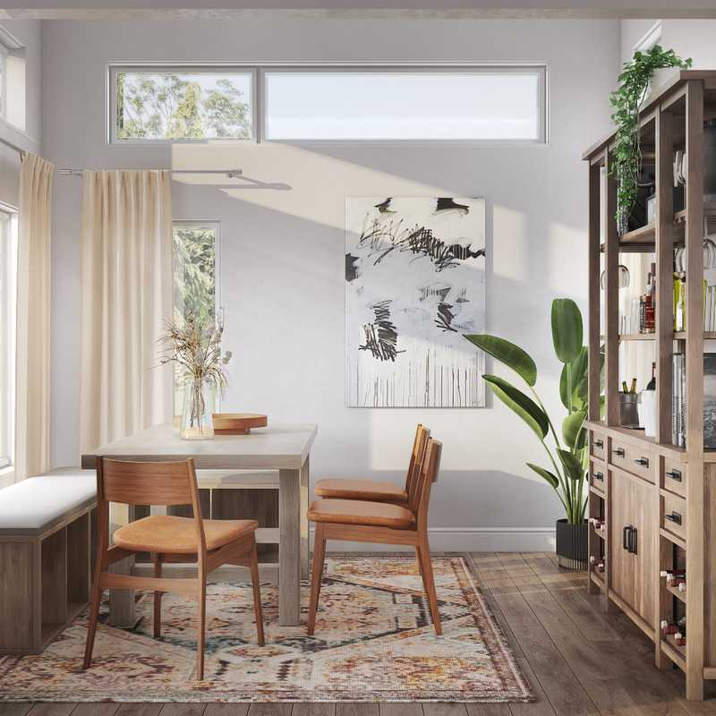 Midcentury Modern, Scandinavian Dining Room Design by Havenly Interior Designer Abril