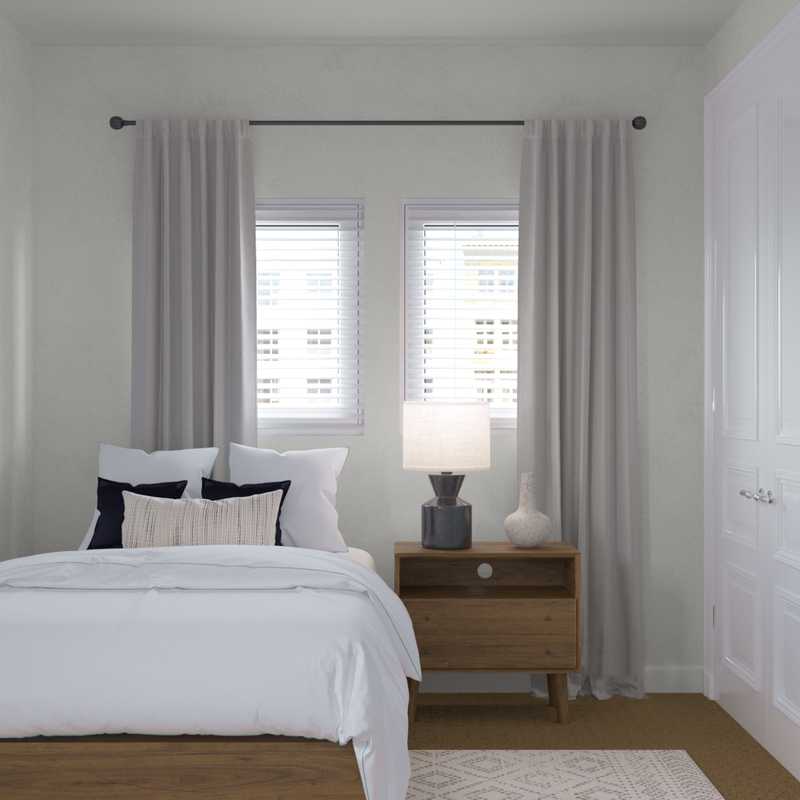Contemporary, Modern, Industrial, Minimal Bedroom Design by Havenly Interior Designer Carla