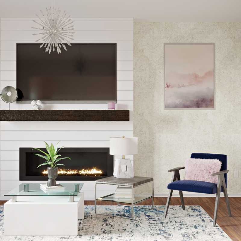 Modern, Classic, Transitional, Classic Contemporary Living Room Design by Havenly Interior Designer Hanna