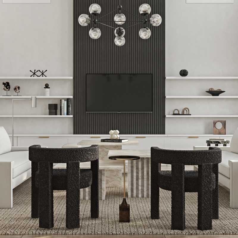 Modern Living Room Design by Havenly Interior Designer Gonzalo