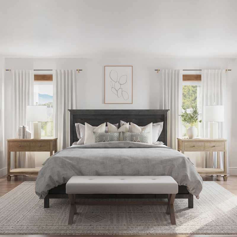 Classic, Coastal, Traditional, Farmhouse, Transitional Bedroom Design by Havenly Interior Designer Ellis