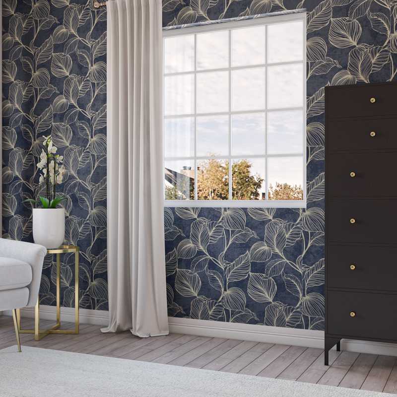 Modern, Coastal, Glam Bedroom Design by Havenly Interior Designer Maria