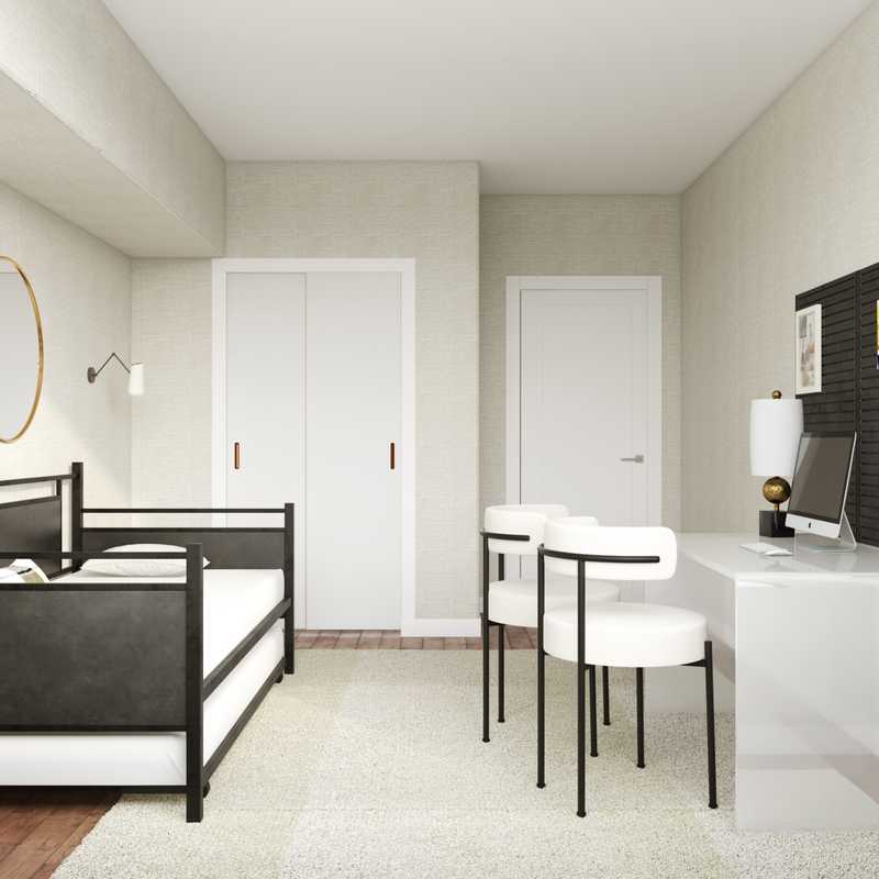 Contemporary, Modern, Glam, Scandinavian Office Design by Havenly Interior Designer Victoria