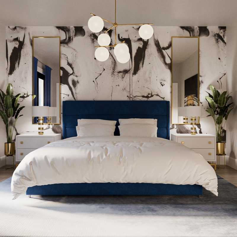 Eclectic Bedroom Design by Havenly Interior Designer Julio