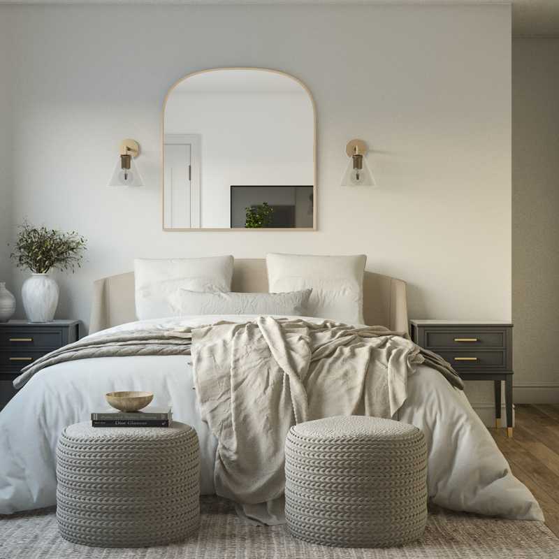 Minimal, Scandinavian Bedroom Design by Havenly Interior Designer Rebecca