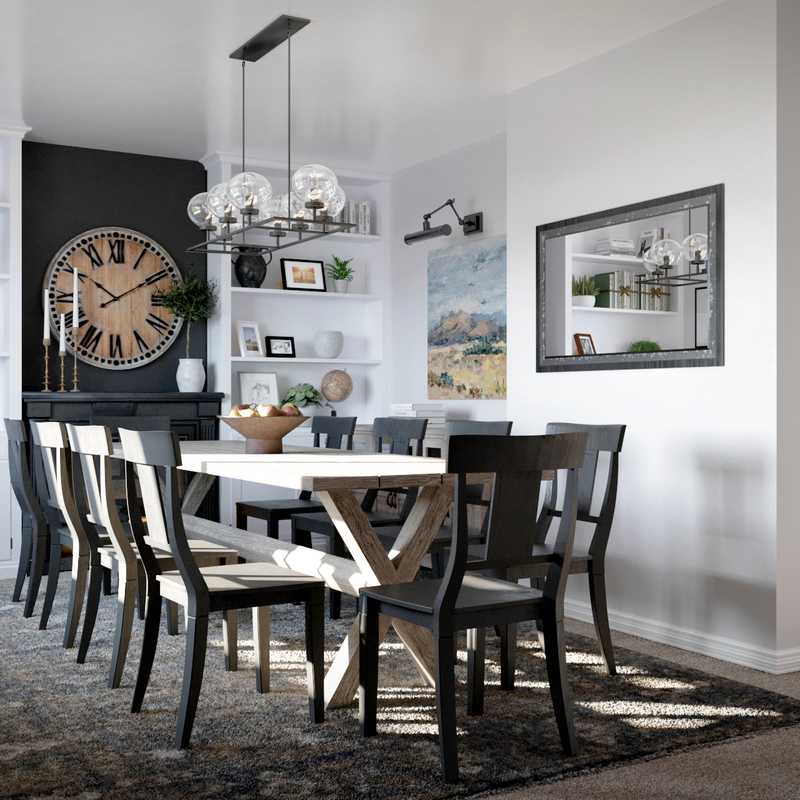 Modern, Farmhouse Dining Room Design by Havenly Interior Designer Sable