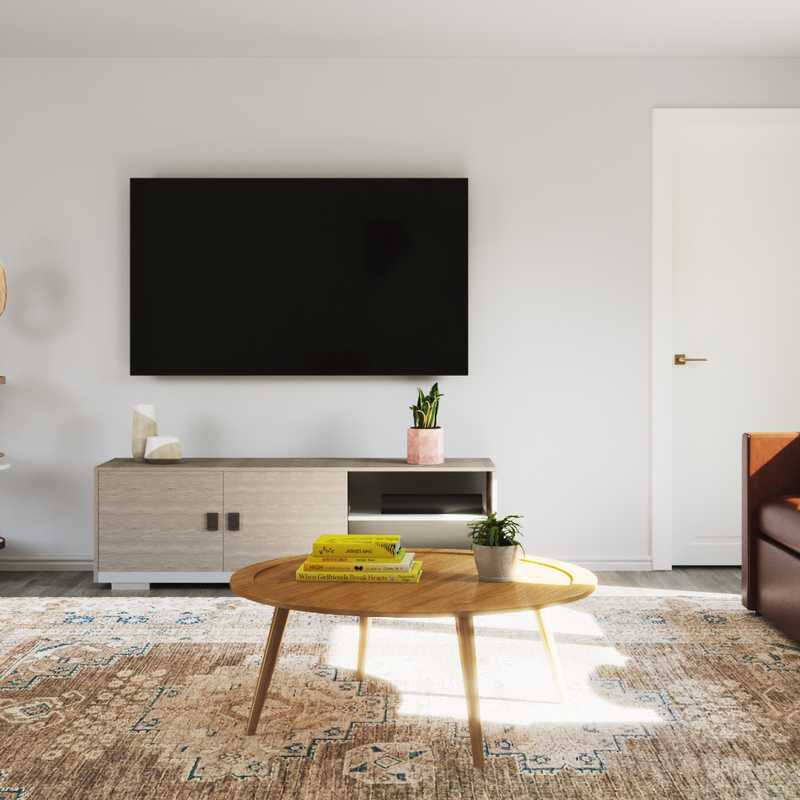 Eclectic, Industrial, Midcentury Modern, Scandinavian Living Room Design by Havenly Interior Designer Jennifer