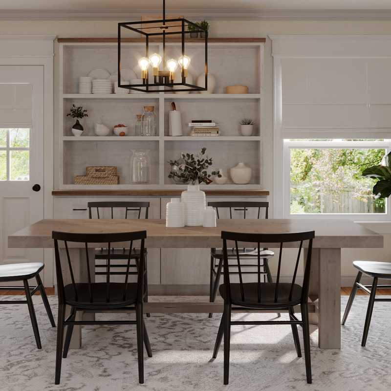 Modern, Farmhouse, Rustic Dining Room Design by Havenly Interior Designer Annie