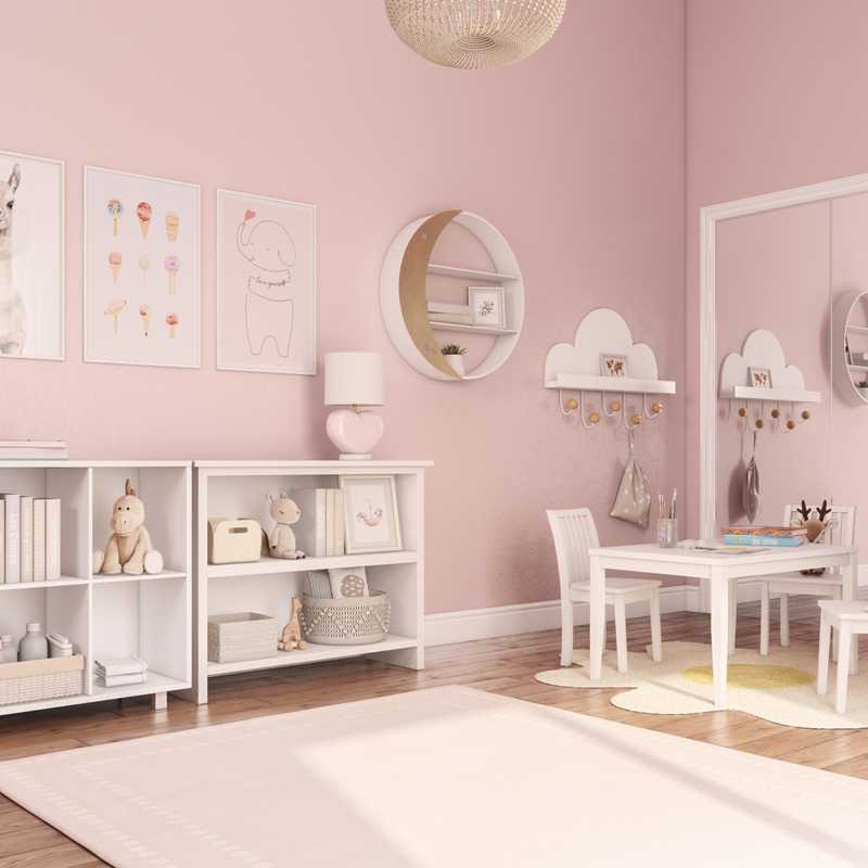 Contemporary, Modern, Bohemian Playroom Design by Havenly Interior Designer Athina