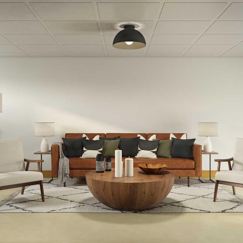 Modern, Industrial, Scandinavian Living Room Design by Havenly Interior Designer Tara