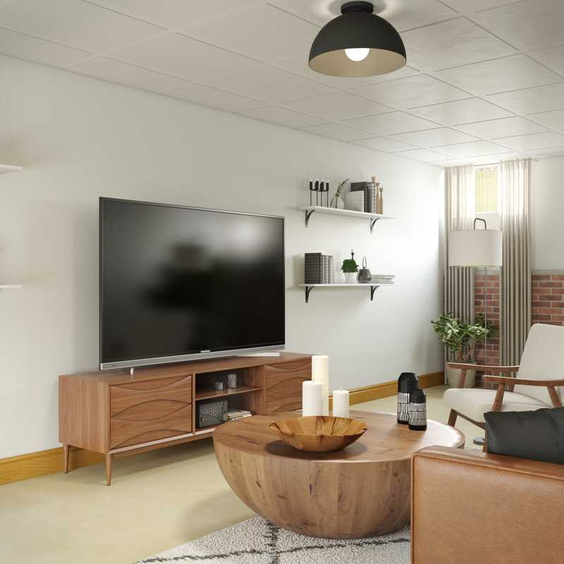 Modern, Industrial, Scandinavian Living Room Design by Havenly Interior Designer Tara