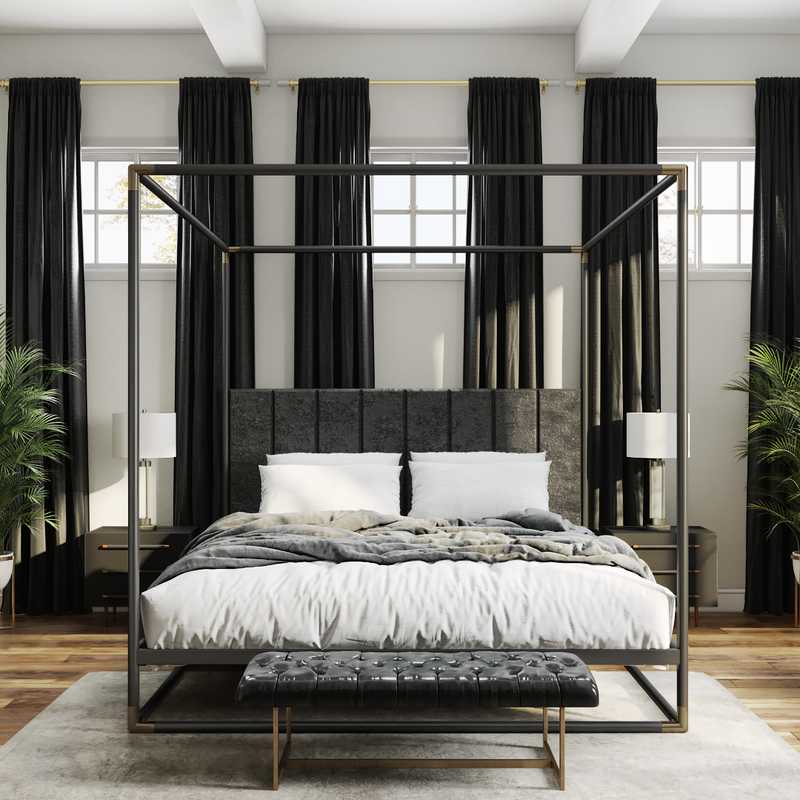 Eclectic Bedroom Design by Havenly Interior Designer Julio