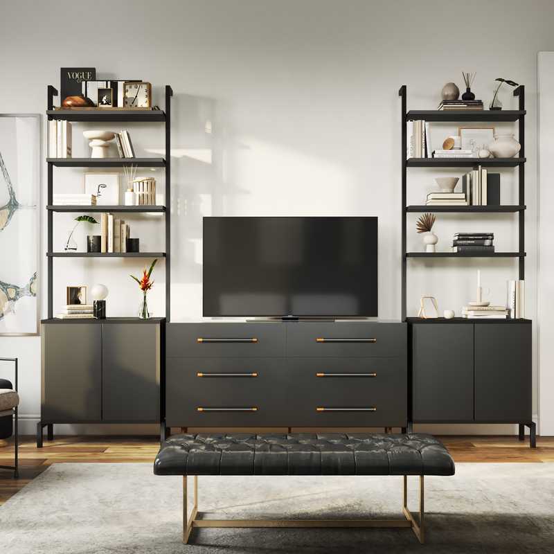 Eclectic Bedroom Design by Havenly Interior Designer Julio