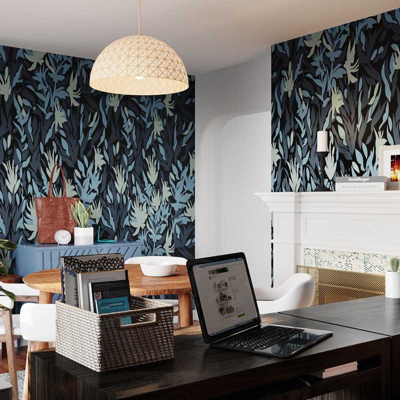 Contemporary, Modern, Classic Office Design by Havenly Interior Designer B.