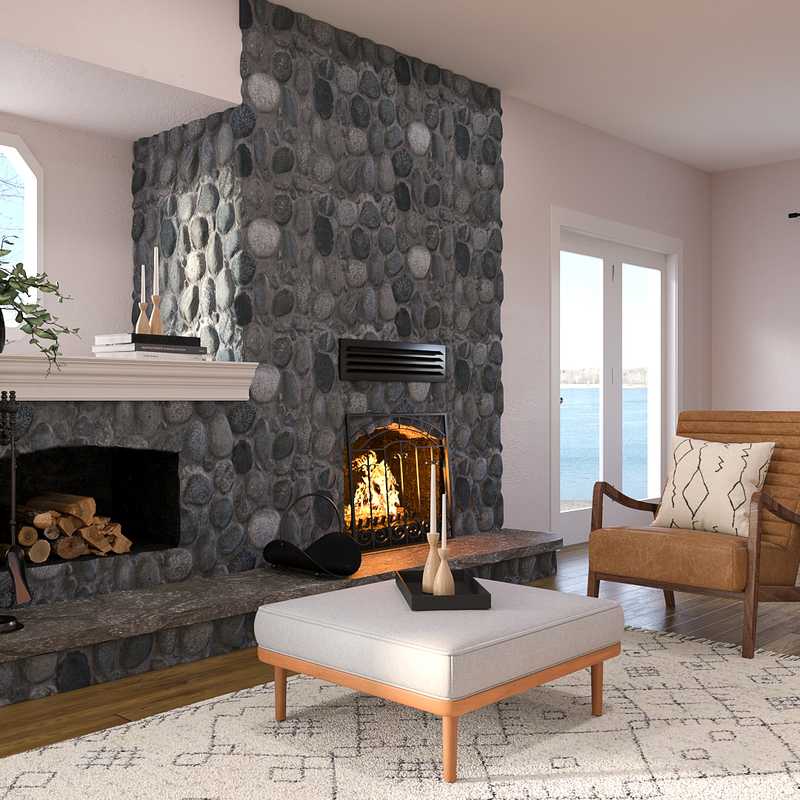 Modern, Minimal, Scandinavian Living Room Design by Havenly Interior Designer Julia