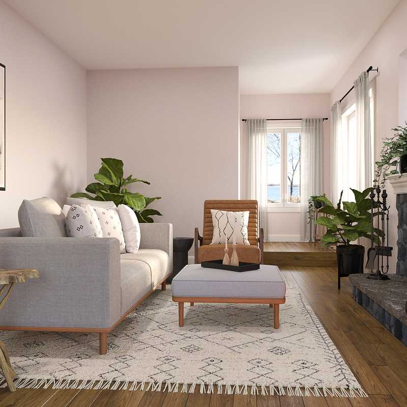 Modern, Minimal, Scandinavian Living Room Design by Havenly Interior Designer Julia