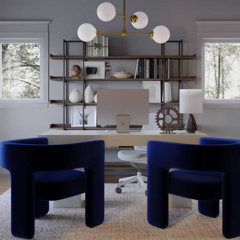 Office Design by Havenly Interior Designer Rebecca