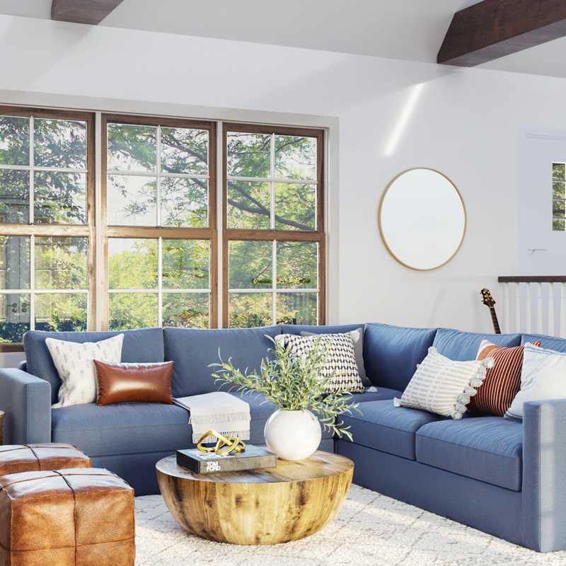 Scandinavian Living Room Design by Havenly Interior Designer Liliana