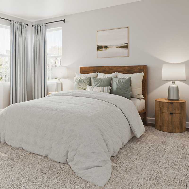 Contemporary, Farmhouse, Scandinavian Bedroom Design by Havenly Interior Designer Maria