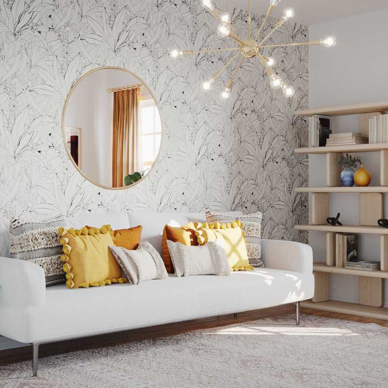 Bohemian Office Design by Havenly Interior Designer Sofia