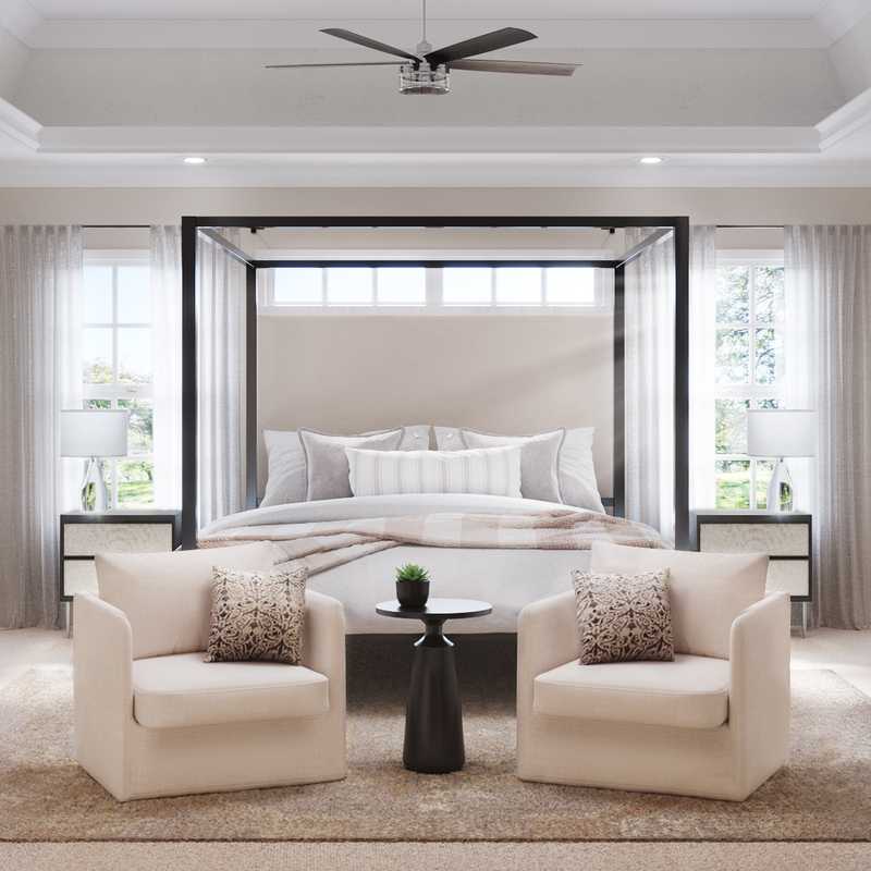 Modern, Bohemian Bedroom Design by Havenly Interior Designer Kate