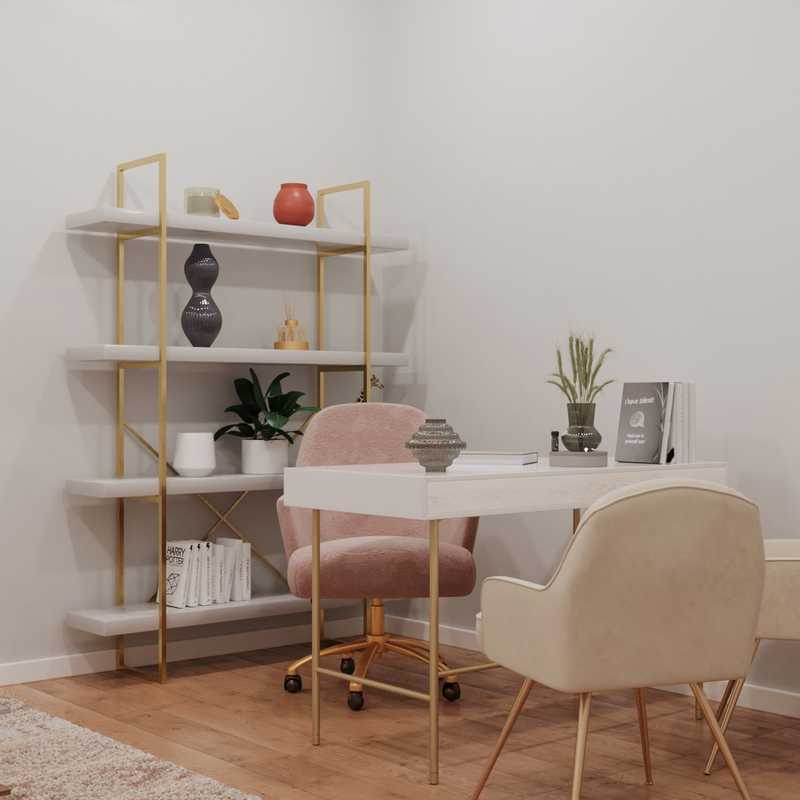 Bohemian Office Design by Havenly Interior Designer Claire