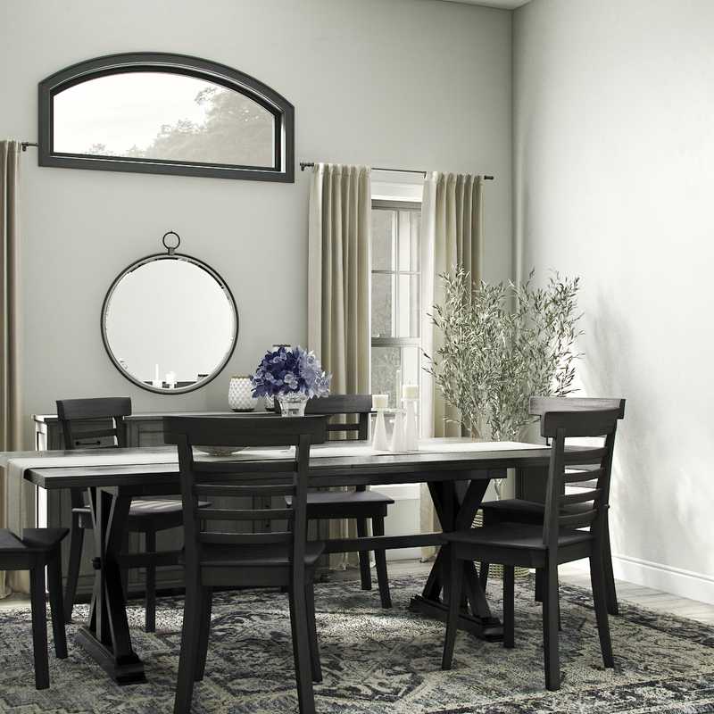 Classic, Eclectic, Traditional, Rustic Dining Room Design by Havenly Interior Designer Karen