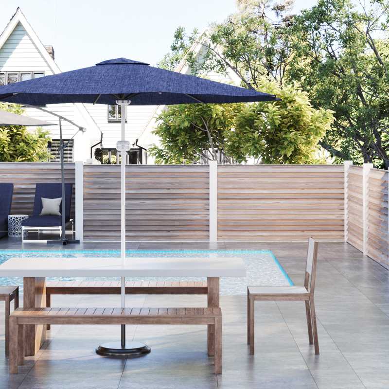Contemporary Outdoor Space Design by Havenly Interior Designer Sara