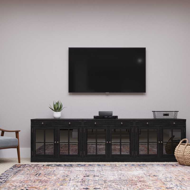 Modern Living Room Design by Havenly Interior Designer Erin