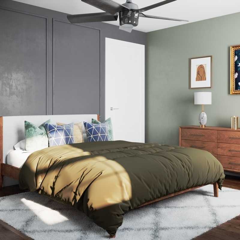 Modern, Eclectic, Bohemian, Global Bedroom Design by Havenly Interior Designer Stephanie