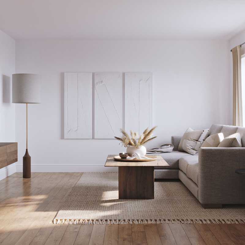 Modern, Minimal, Scandinavian Living Room Design by Havenly Interior Designer Katherine