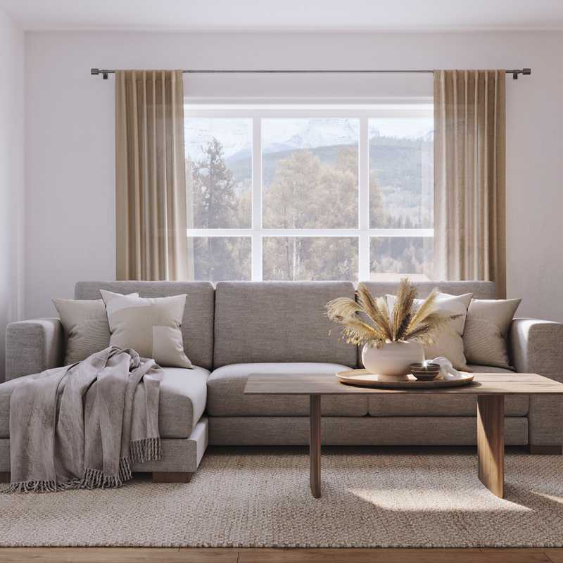 Modern, Minimal, Scandinavian Living Room Design by Havenly Interior Designer Katherine