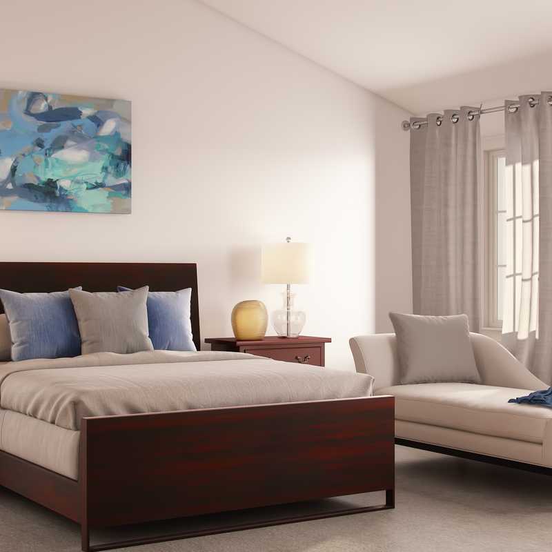 Modern, Glam Bedroom Design by Havenly Interior Designer Katrina