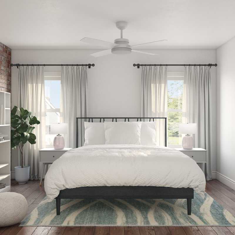 Farmhouse Bedroom Design by Havenly Interior Designer Gonzalo