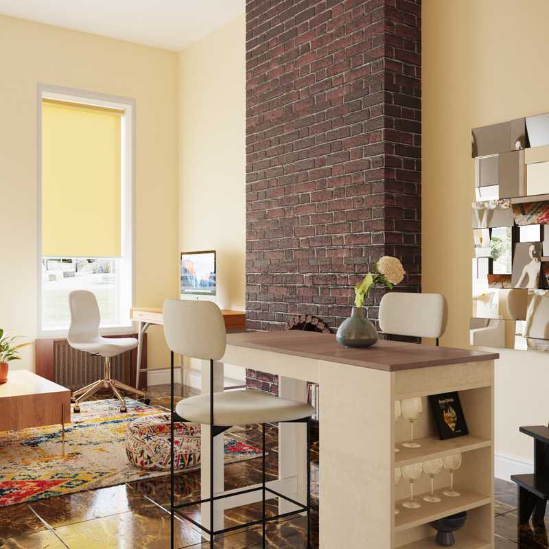 Global Living Room Design by Havenly Interior Designer Priscila