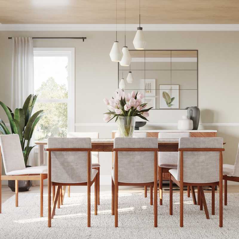 Scandinavian Dining Room Design by Havenly Interior Designer Camila