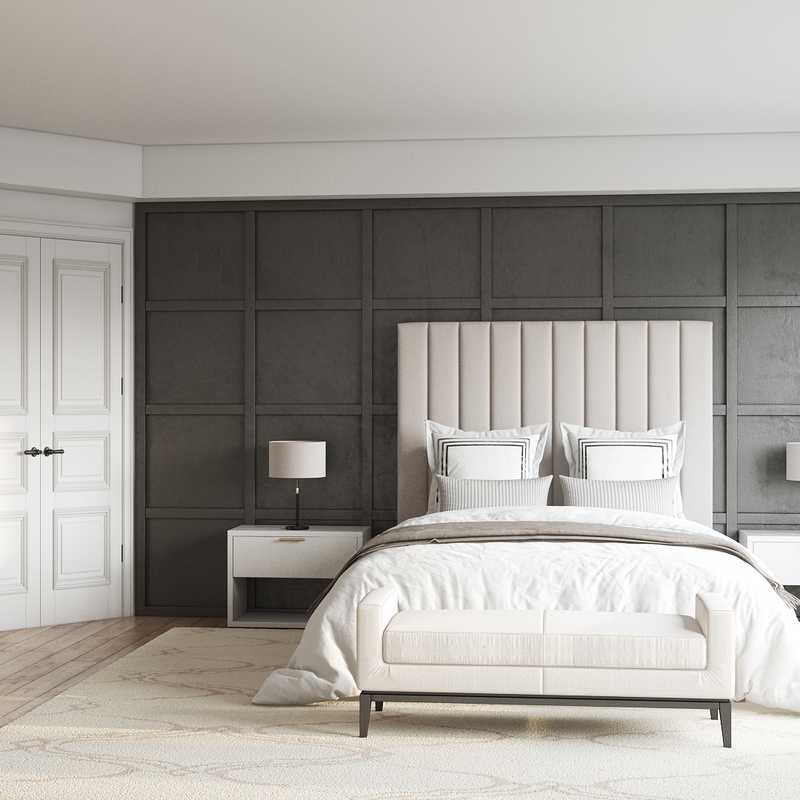 Modern, Glam Bedroom Design by Havenly Interior Designer Carsey