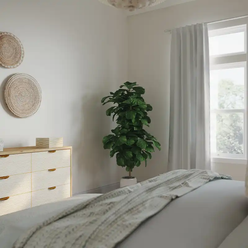 Contemporary, Bohemian, Global Office Design by Havenly Interior Designer Katherine