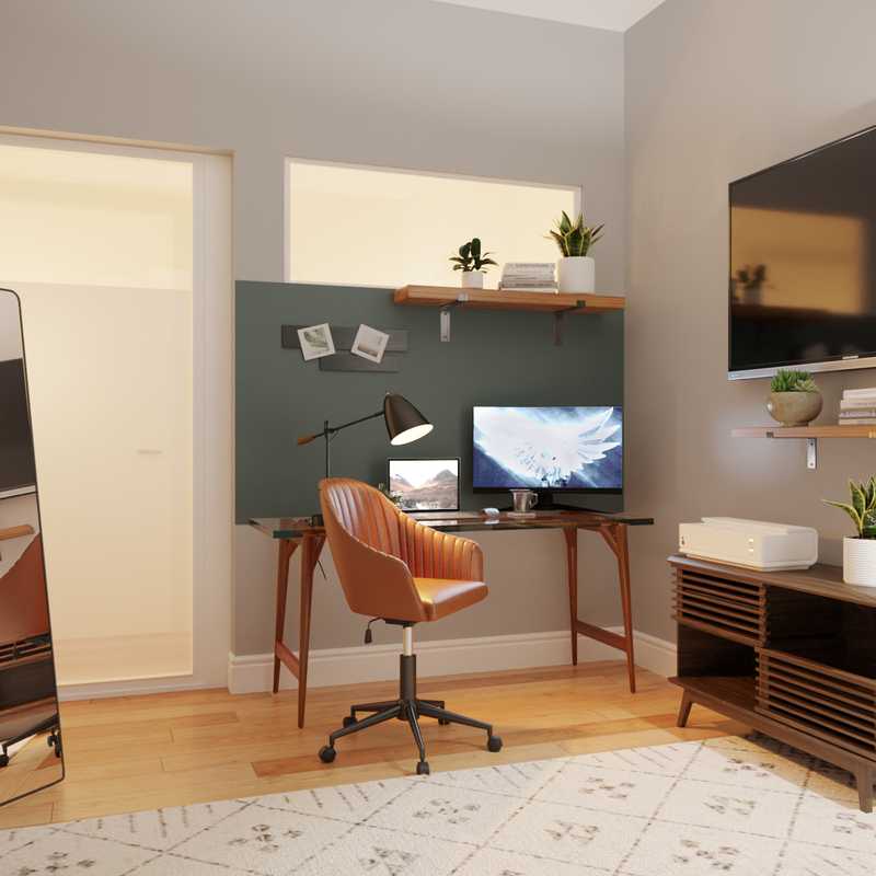 Contemporary Office Design by Havenly Interior Designer Marlene