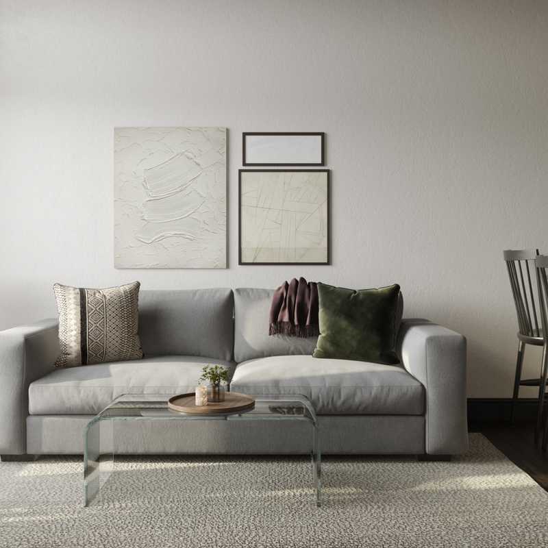 Contemporary, Modern, Minimal, Scandinavian Living Room Design by Havenly Interior Designer Victoria