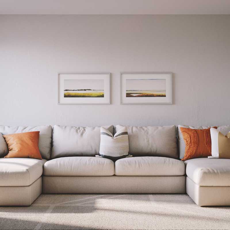 Modern, Minimal, Scandinavian Living Room Design by Havenly Interior Designer Isabel