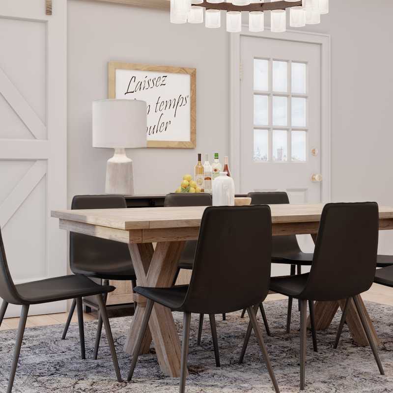 Midcentury Modern, Scandinavian Dining Room Design by Havenly Interior Designer Caitlin