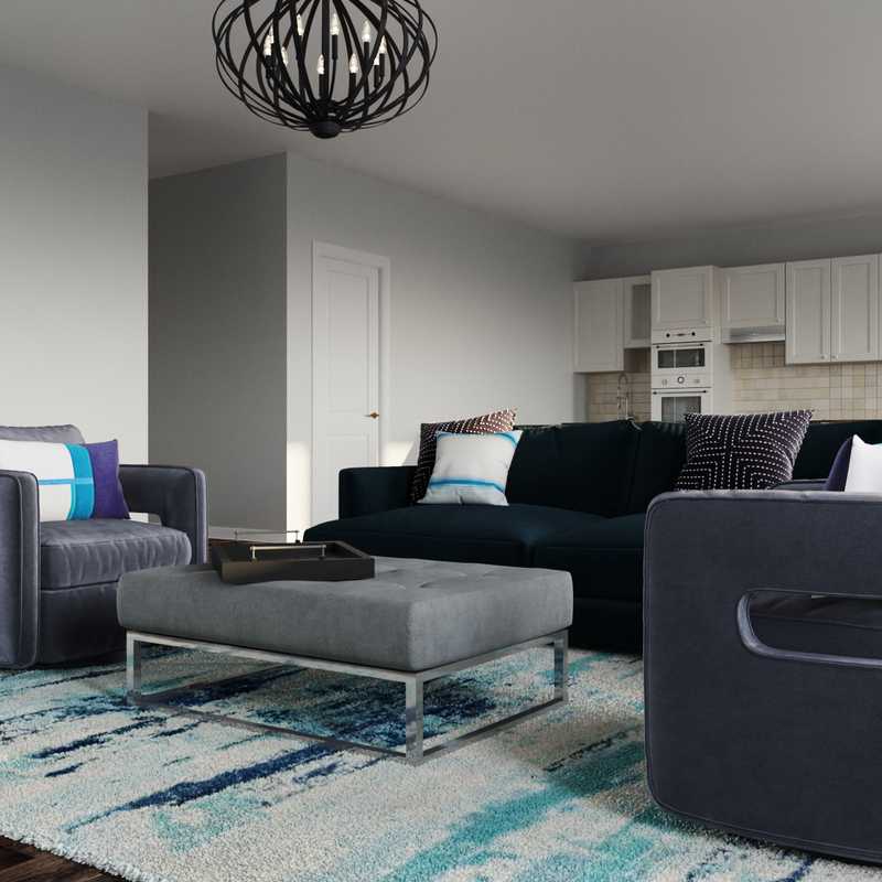 Contemporary, Modern, Transitional Living Room Design by Havenly Interior Designer Francesca