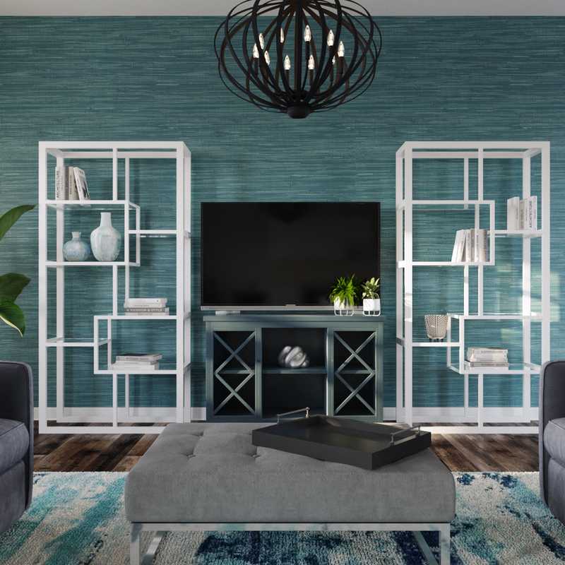 Contemporary, Modern, Transitional Living Room Design by Havenly Interior Designer Francesca