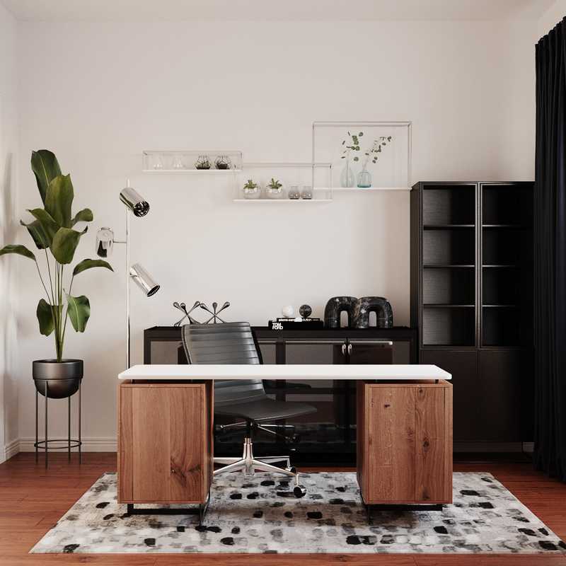 Eclectic Office Design by Havenly Interior Designer Julio