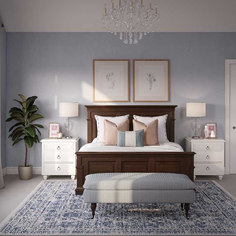 Classic, Traditional, Transitional, Classic Contemporary, Preppy Bedroom Design by Havenly Interior Designer Lisa