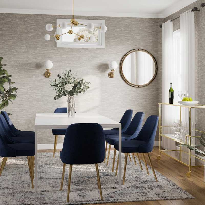 Midcentury Modern Dining Room Design by Havenly Interior Designer Hadasa