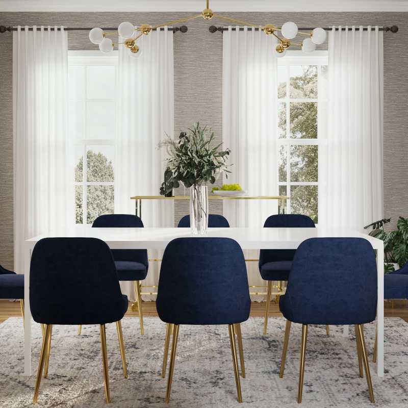 Midcentury Modern Dining Room Design by Havenly Interior Designer Hadasa