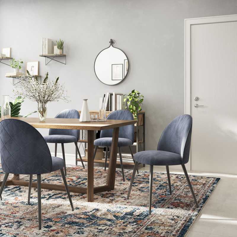 Modern, Midcentury Modern Dining Room Design by Havenly Interior Designer Tanishkaa